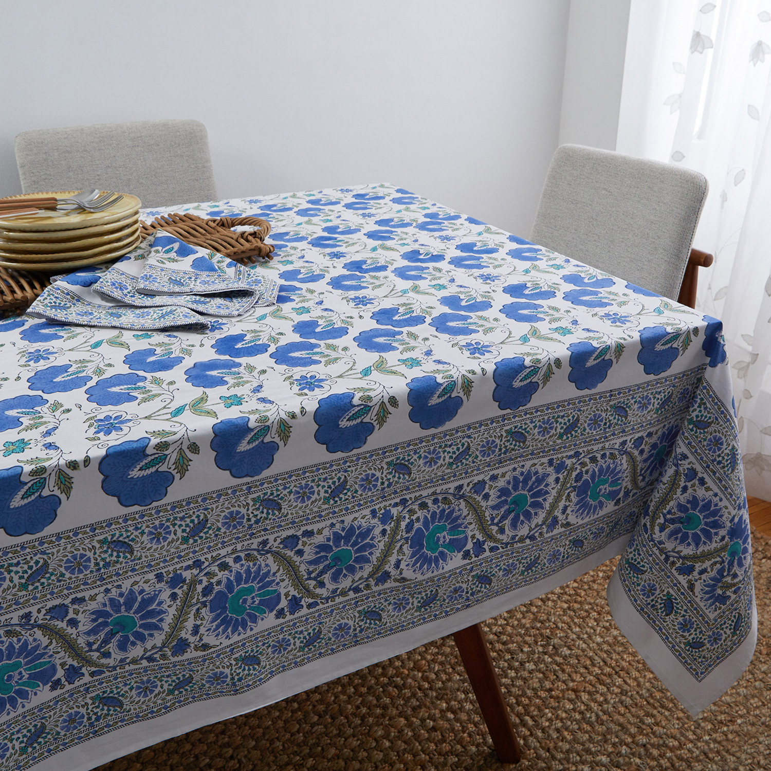 Janvi Tablecloth - Blue